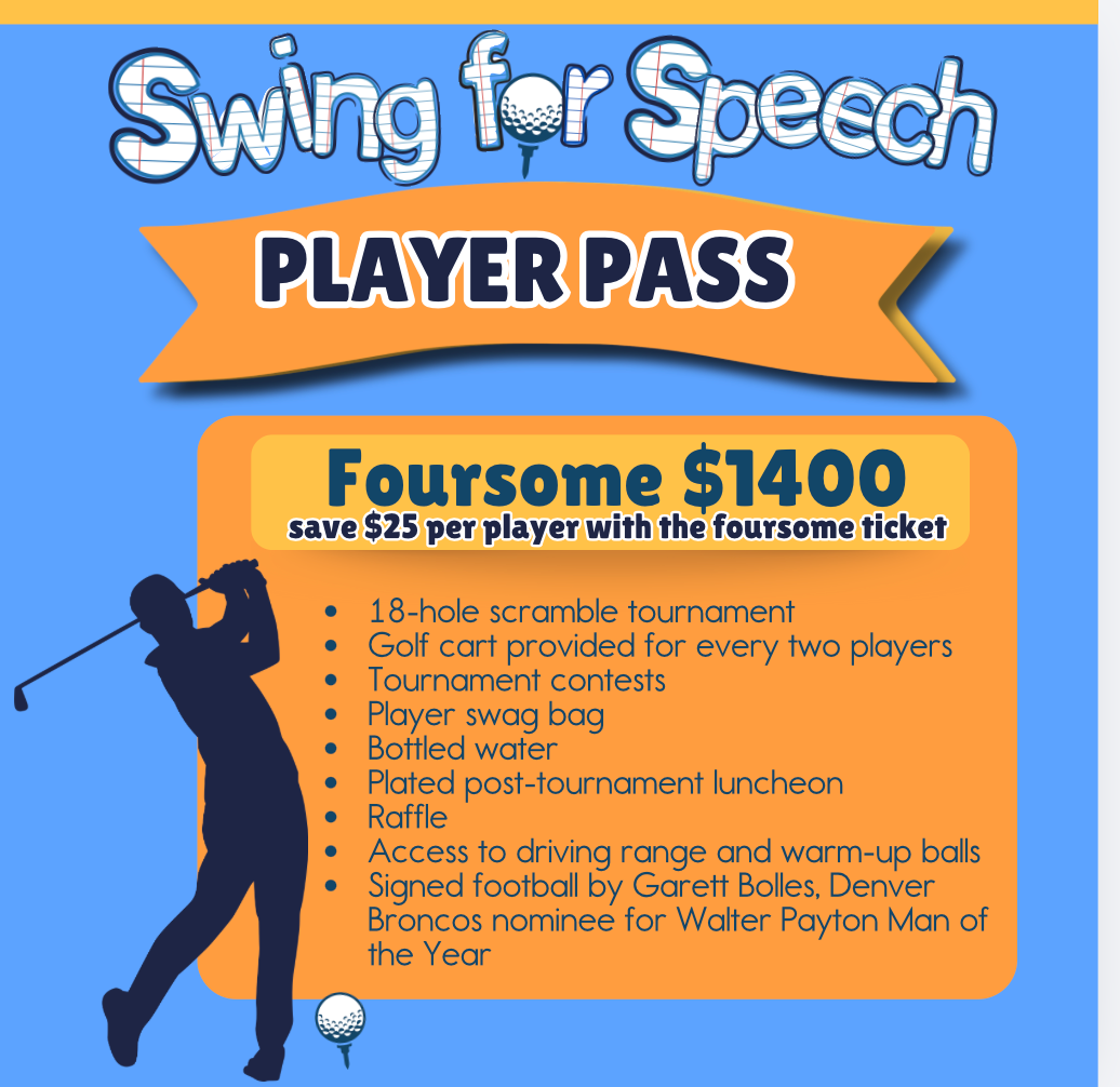 Swing for Speech Golf - Foursome Ticket